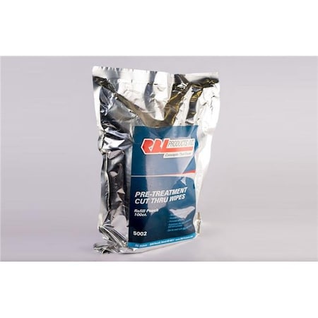 Rbl Products RBL Products RBL-5003 12 x 13 in. Pre-Treatment Cut Thru Wipe- 1 Pouch RBL-5003